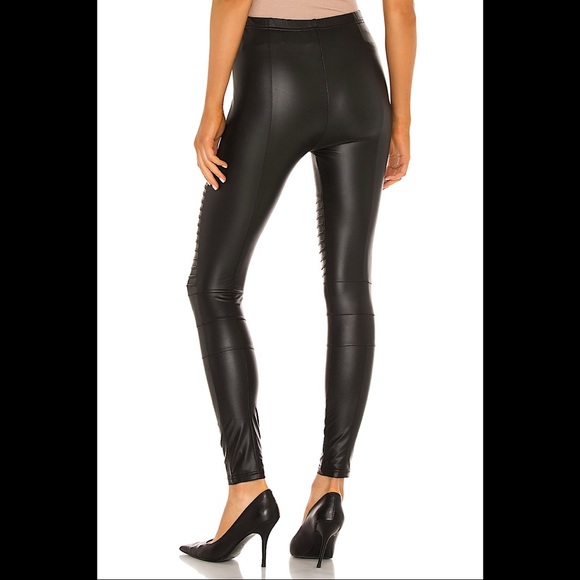 Fleece Lined Liquid Moto Legging - Picture 6 of 8